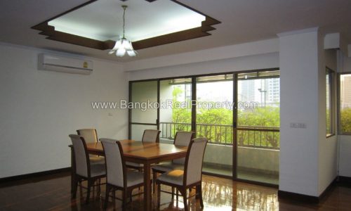 Phrom Phong Apartment for Rent 3 bed plus study 270 sq.m 4 bathrooms near BTS