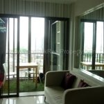 IDEO Mix sukhumvit103 1 bed 30 sq.m 12A floor to rent at Udomsuk BTS balcony