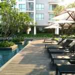 The Room Sukhumvit 62 1 bed 10 floor 45 sq.m to rent near Punnawithi BTS swimming pool bed