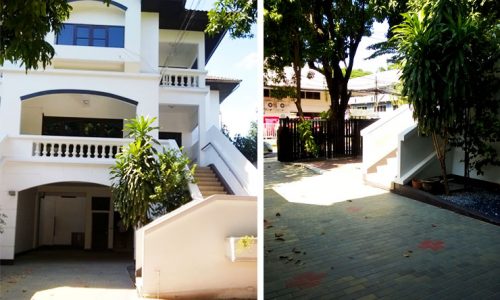 Thonglor Town house near Bangkok Hospital 3 floors 400 sq.m to rent Featured