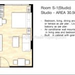 Hive Sukhumvit 65 studio 32 sq.m mid floor to rent near BTS