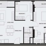 The Vertical Aree High Floor 2 bed 2 bath 68 sq.m near Ari BTS