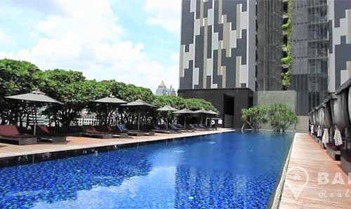 The Met Stylish Unfurnished 2 Bed 2 Bath Condo in Sathorn to rent