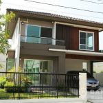 Brand New Detached 3 Bed 3 Bath Bangna House with Garden to rent
