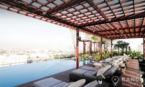 IDEO Mix Sukhumvit 103 Modern High Floor Studio next to BTS Udomsuk to rent