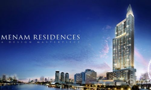 Menam Residences Brand New 5 Star Luxury 1 Bed overlooking the River to rent