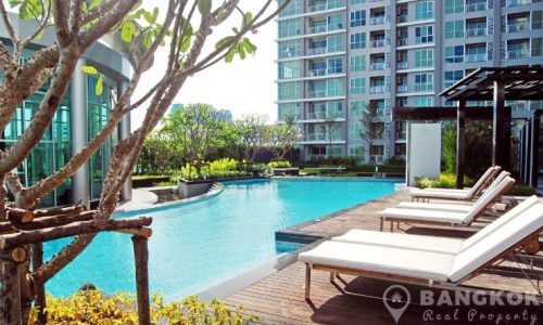 Rhythm Ratchada Condominium Modern High Floor 1 Bed next to MRT to rent