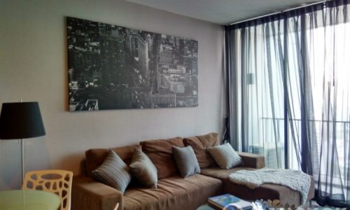 Issara Ladprao Modern High Floor 2 Bed 1 Bath near MRT to rent