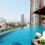 Sky Walk Condominium Modern High Floor 1 Bed at Phra Khanong BTS to Rent