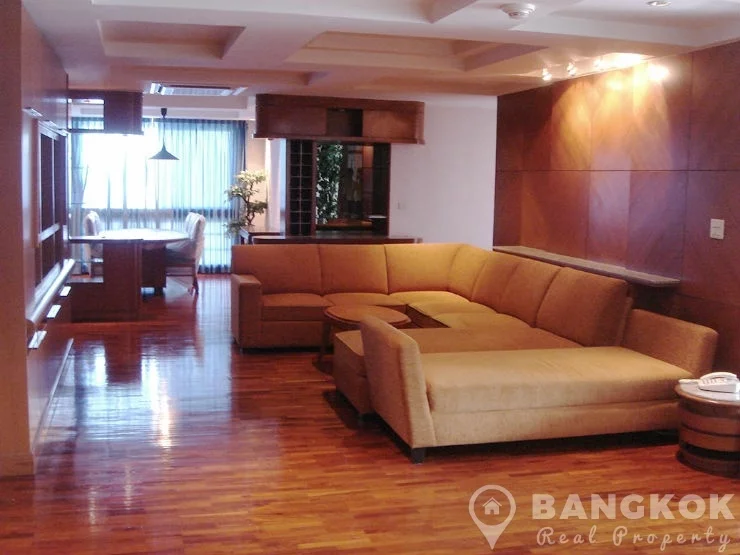 President Park Sukhumvit 24 High Floor Spacious 3 Bed 3 Bath to rent