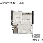 Life Sukhumvit 48 Brand New Spacious Corner 1 Bed 1 Bath for Rent