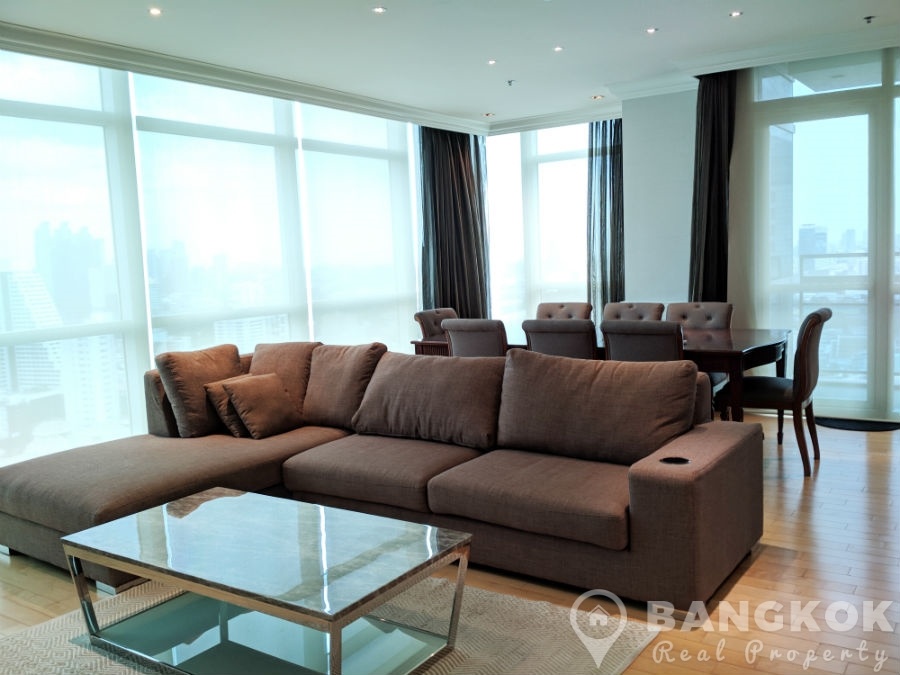 Athenee Residence Stunning Spacious High Floor 3 Bed 4 Bath at BTS to Rent