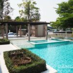 RENT หมู่บ้านอควา ดีวีนา Aqua Divina Ramkhamhaeng Modern detached 3 bed 3 bath house garden
