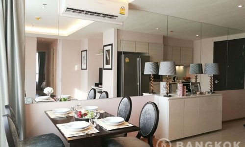 RENT H Sukhumvit 43 Modern 2 Bed 2 Bath near EM District + Phrom Phong BTS