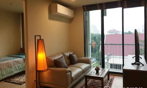 RENT Noble Recole Sukhumvit 19 Modern 2 Bed 2 Bath 63 sq.m Garden View near Terminal 21
