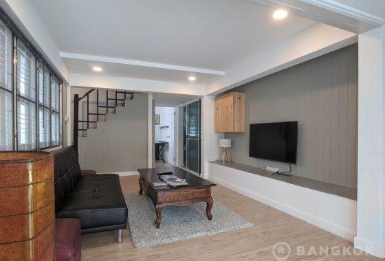 RENT Sammakorn Village Ramkhamhaeng Newly Renovated Modern 3 Bed 1 study House