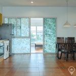 RENT Sammakorn Village Ramkhamhaeng 1 bed 1 study 2 bath top floor apartment