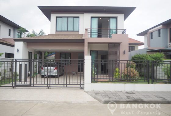 RENT Aqua Divina by Sammakorn หมู่บ้านอควา ดีวีนา Modern Detached 3 bed 3 bath house in Ramkhamhaeng