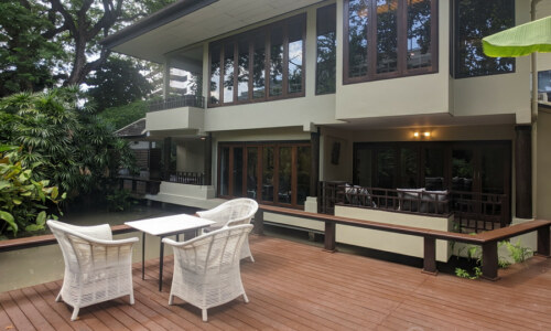 RENT ให้เช่าบ้านสาทร Unique Thai Resort Style House in Sathorn 4 Bed near MRT