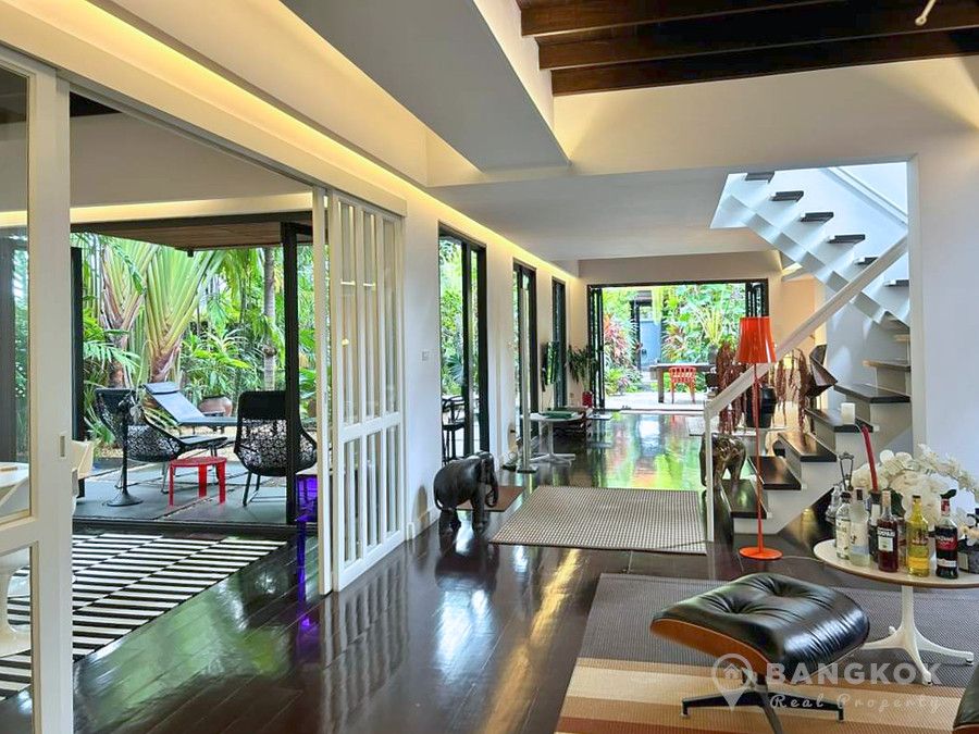 Sukhumvit | Unique Renovated 5 Bed 4 Bath Houses with Private Pool photo
