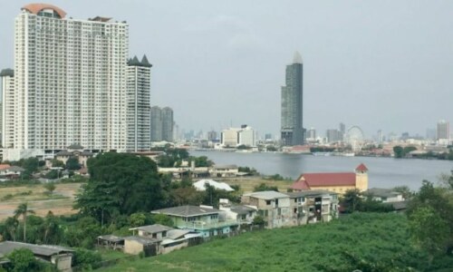 FOR SALE ขายที่ดินริมแม่น้ำเจ้าพระยา Land adjacent Chao Phraya River 167 sq