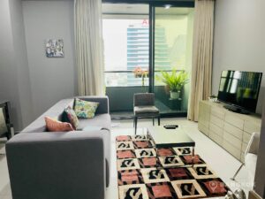 M Silom | Modern Spacious 2 Bed walk to BTS photo