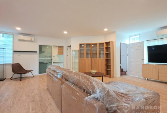 RENT หมู่บ้านสัมมากร Sammakorn Village Ramkhamhaeng renovated detached 4 bed 6 bath house