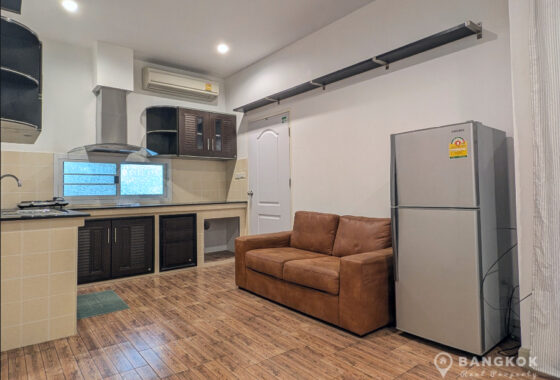 RENT Sammakorn Village 1 bed 1 bath apartment Patio Garden หมู่บ้านสัมมากร
