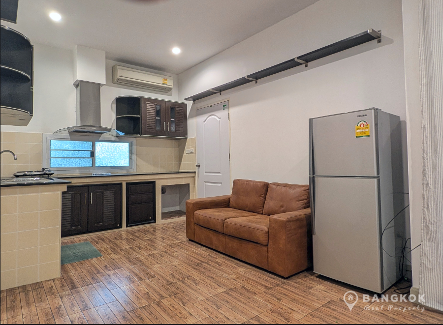 RENT Sammakorn Village 1 bed 1 bath apartment Patio Garden หมู่บ้านสัมมากร