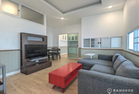 RENT หมู่บ้านสัมมากร Sammakorn Village Ramkhamhaeng modern 2 bed 2 bath apartment