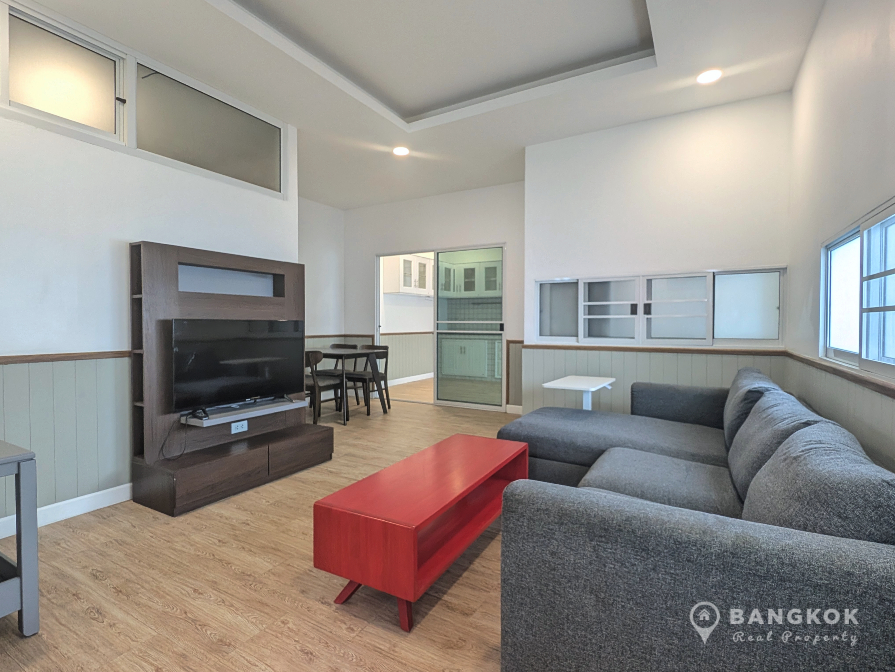 RENT หมู่บ้านสัมมากร Sammakorn Village Ramkhamhaeng modern 2 bed 2 bath apartment