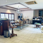 RENT Phattanakarn Detached House 4 bed 4 bath large garden 2 rai near Hua Mak MRT