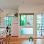 RENT Sammakorn Village หมู่บ้านสัมมากร รามคําแหง Ramkhamhaeng 2 bed 3 bath apartment patio garden