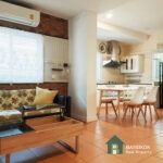 RENT Sammakorn Village หมู่บ้านสัมมากร รามคําแหง Ramkhamhaeng 2 bed 3 bath apartment patio garden