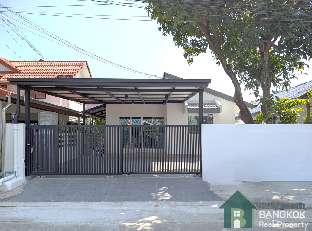 RENT หมู่บ้านสัมมากร รามคําแหง Sammakorn Village Newly Renovated detached 3 bed house