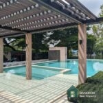 RENT หมู่บ้านอควา ดีวีนา Aqua Divina Ramkhamhaeng Renovated Detached 3 bed 3 bath garden