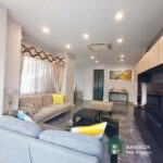 RENT หมู่บ้านอควา ดีวีนา Aqua Divina Ramkhamhaeng Renovated Detached 3 bed 3 bath garden