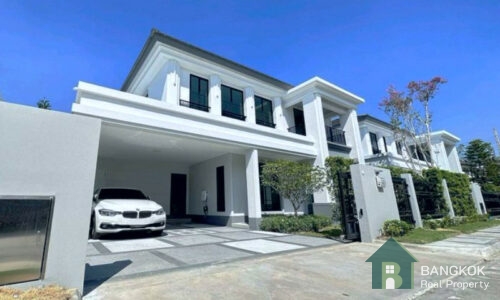 RENT New Detached House เศรษฐสิริ เสรีไทย Setthasiri Serithai 4 bed 4 bath in secure village