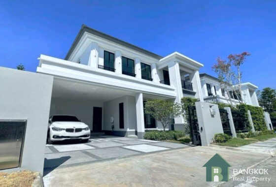 RENT New Detached House เศรษฐสิริ เสรีไทย Setthasiri Serithai 4 bed 4 bath in secure village