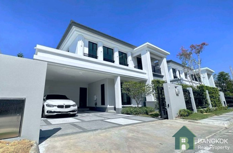 RENT New Detached House เศรษฐสิริ เสรีไทย Setthasiri Serithai 4 bed 4 bath in secure village