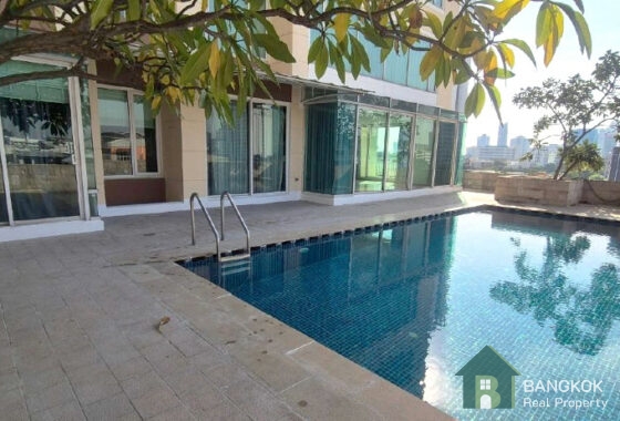 RENT ดิ เอ็มไพร์ เพลซ The Empire Place Condominium Sathorn 3 bed 4 bath private pool walk BTS