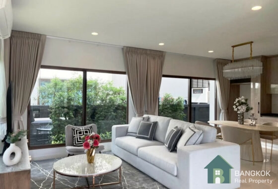 RENT เช่าบ้านเดี่ยว บุราสิริ กรุงเทพกรีฑา Burasiri Krungthep Kreetha Detached Stylish 4 bed 4 bath house