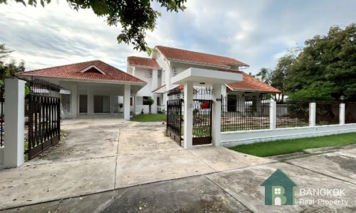 RENT ให้เช่าบ้านเดี่ยวในพระโขนง Phra Khanong Detached House 4 bed 5 bath walk St Andrews