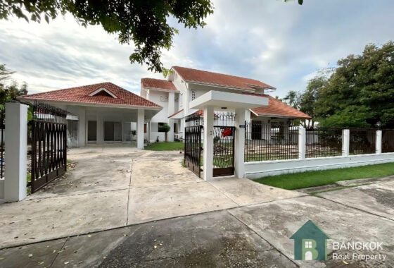 RENT ให้เช่าบ้านเดี่ยวในพระโขนง Phra Khanong Detached House 4 bed 5 bath walk St Andrews
