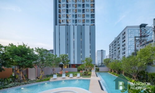 RENT ไอดีโอ รามคำแหง ลำสาลี สเตชั่น IDEO Ramkhamhaeng Lamsali Station Brand New Studio 1 bath condo walk MRT Yellow Line