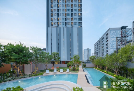 RENT ไอดีโอ รามคำแหง ลำสาลี สเตชั่น IDEO Ramkhamhaeng Lamsali Station Brand New Studio 1 bath condo walk MRT Yellow Line