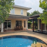 SALE บ้าน ลาดพร้าว Baan Ladprao Village Detached house Compound 3 buildings 4 bed 4 bath private swimming pool