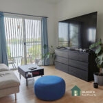 RENT หมู่บ้านสัมมากร รามคำแหง Sammakorn Village 2+1 bed 2 bath apartment with Lake View