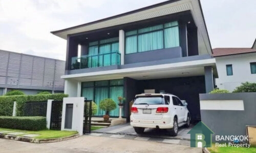 RENT เศรษฐสิริ กรุงเทพกรีฑา Setthasiri Krungthep Kreetha Detached 4 bed House walk Brighton Collage