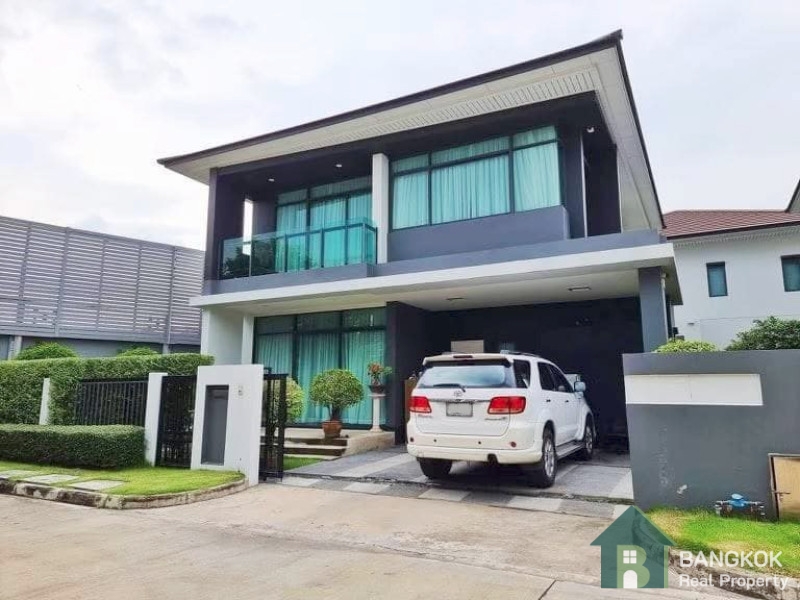 RENT เศรษฐสิริ กรุงเทพกรีฑา Setthasiri Krungthep Kreetha Detached 4 bed House walk Brighton Collage